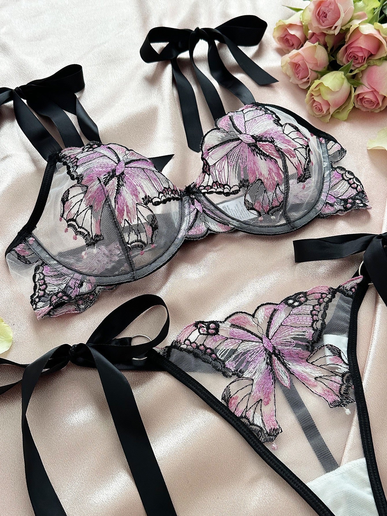 Butterfly Fantasy Bra and Panty Set